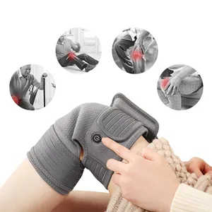 USB Electric Heated Graphene Far Infrared Knee Brace Wrap Pads for Joint Pain Relief