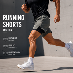 Custom Premium Mens 2 In 1 Running <b>Shorts</b> Quick Dry Lightweight Gym Training <b>Shorts</b> Private Label Sportswear - Product Image 1