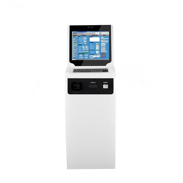 Smart Queue Management System Touch Screen All in One Kiosk Self-Service Queueing Machine for Entertainment Telecom Utilities