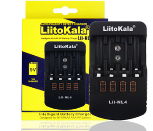 Universal Smart AC DC 4 ranuras enchufe plano NiMH cargador de batería eléctrica Compatible con múltiples baterías <span class=keywords><strong>AA</strong></span>/AAA de 1,2 V - Product Image 5