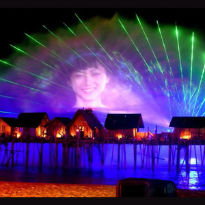 Fuente de Agua Personalizada con Cortina de Agua, Programa de Proyección Láser, Iluminación, Espectáculo de Danza Acuática, Fuente Musical para Plazas - Product Image 1