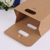 Sacs en papier de luxe pour bijoux, montres et lunettes, avec poignée en ruban réutilisable, surface dorée, logo personnalisé, vente en gros
