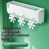 Déflecteur de vent universel pour climatiseurs fendus monté sur ventouse Anti-Direct Blowing Wall AC Dredger Air Outlet Wind