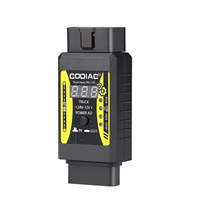 GODIAG Nuevo Lector de Códigos OBD II GT106, Adaptador para Camiones de Servicio Pesado de 24V a 12V, Plástico, 1 Año de Garantía