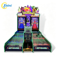 KAIMI Meilleure Vente Machine de tir à monnayeur pour deux joueurs, thème Citrouille d'Halloween, avec système de rédemption de tickets de loterie en métal