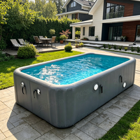 Piscina Inflable de Alta Calidad, Piscina Portátil para Exteriores, Piscinas Inflables Grandes para Uso en el Patio Trasero