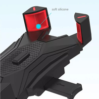 Support de téléphone portable à verrouillage automatique à quatre griffes pour vélo de montagne, support de téléphone portable de Navigation Anti-secousse pour moto