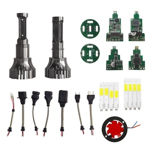 9000 lumens phares LED H7 9005 9006 H11 H7 H3 H1 ampoules de système d'éclairage automatique puces COB 4 faces IP67 universelles pour toutes les voitures - Product Image 6