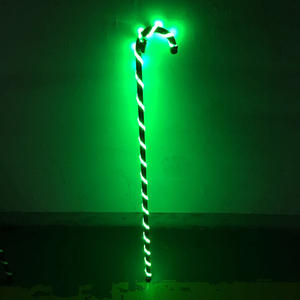 Bastón de baile de escenario, bastón LED con muleta, bastón de Jazz, bastón de iluminación, regalo de Festival de Navidad, <span class=keywords><strong>bastones</strong></span> luminosos Led - Product Image 4