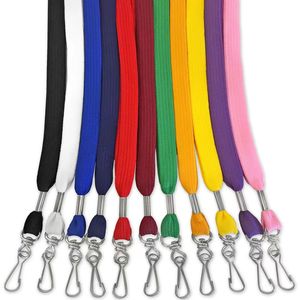Nylon <b>Lanyards</b> With Metal Buckle 42Cm Durable Phone <b>Lanyard</b> <b>For</b> ID Card Holder Custom Color Available - Product Image 1