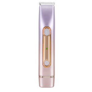 Épilateur rechargeable 2 en 1 pour <span class=keywords><strong>femme</strong></span>, OEM/ODM, sans douleur, pour le <span class=keywords><strong>maillot</strong></span>, le visage et le corps entier, <span class=keywords><strong>rasoir</strong></span> de toilettage. - Product Image 3