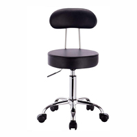 Tabouret de bar moderne pivotant en cuir PU, réglable, avec structure chromée, léger et durable, pour usage domestique et commercial – Nouveauté très prisée