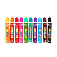Lot de 10 feutres créatifs à pointes lavables pour enfants, grande capacité, pour dessin et graffiti