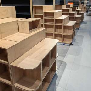 Meubles commerciaux modernes pour la décoration intérieure, vitrine à pain en bois durable et comptoir de salon de thé pour centre commercial et hôtel - Product Image 3