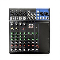 Console de mixage professionnelle FUNINC à 4 canaux en métal avec égaliseur 3 bandes, effets intégrés, karaoké, interface USB, mixeur audio en direct