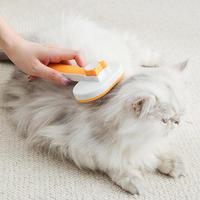 Peigne et brosse auto-nettoyants écologiques en acier inoxydable pour le séchage et le toilettage des animaux domestiques (chiens, chats, petits animaux)