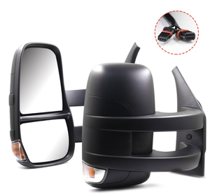 Nouveau rétroviseur de voiture convexe chauffant à clignotant électrique noir côté droit de remplacement XMAXVISION XM-IV2403R-06 pour les années 2006-2011 - Product Image 1