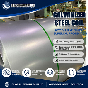 Bobina de Acero Galvanizado por Inmersión en Caliente Q195 SPCC 80g/m2 con Pequeños Destellos, para Barandas de Carreteras - Product Image 1