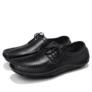 Zapatos de Hombre de Piel Sintética con Tacón Bajo, Zapatos Casuales de Primavera y Verano para Hombre - Product Image 5