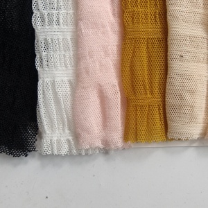 Tela de LICRA de malla con agujeros de secado rápido de nailon Jacquard de alta elasticidad para sujetador <span class=keywords><strong>y</strong></span> bragas sexis - Product Image 2