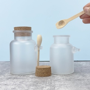 Venta al por Mayor de Frascos y Botellas Transparentes Vacíos de 100ml, 200ml, 300ml y 500ml para Envasado de Sales de Baño y Cosméticos para el Cuidado de la Piel - Product Image 5