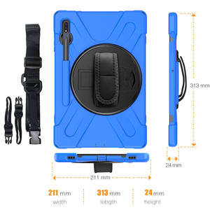 Funda <span class=keywords><strong>de</strong></span> PC dura <span class=keywords><strong>de</strong></span> silicona suave <span class=keywords><strong>de</strong></span> protección resistente para Samsung Galaxy Tab S7 FE 12,4 pulgadas/S7 <span class=keywords><strong>Plus</strong></span> funda Universal para tableta - Product Image 2