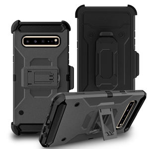 Coque de Téléphone Robuste Antichoc avec Clip de <span class=keywords><strong>Ceinture</strong></span> et Béquille pour <span class=keywords><strong>Samsung</strong></span> Galaxy <span class=keywords><strong>S10</strong></span> Plus S10e <span class=keywords><strong>S10</strong></span> 5G - Product Image 2