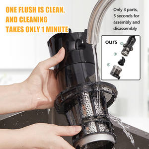 Extracteur de jus lent à large goulot SJ-025 de 78 mm, machine à jus <span class=keywords><strong>Silver</strong></span> <span class=keywords><strong>crest</strong></span> - Product Image 5