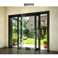 Puerta Corredera de Aluminio para Proyectos Residenciales de Lujo, Puerta Corredera con Rotura de Puente Térmico, Eficiente Energéticamente, Puerta de Vidrio Insonorizada