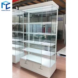 Customized Retail Shop Decoration Wooden Painting Boutique Display Furniture Optical Cabinets For Store Fixtures