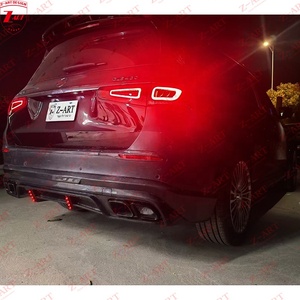 Z-ART 2020 + Kit de carrosserie de réglage en Fiber de carbone pour Benz X167 GLS <span class=keywords><strong>Maybach</strong></span> Kit de lèvre de vent aérodynamique pour tous les nouveaux <span class=keywords><strong>GLS480</strong></span> GLS600 <span class=keywords><strong>Maybach</strong></span> - Product Image 5