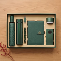 Ensemble cadeau de bureau multifonctionnel : carnet, gourde, chargeur, enceinte Bluetooth