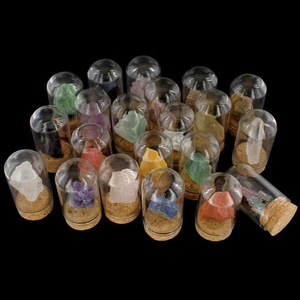 Diy Mineralen En Rotsen Natuurlijke Kristal Wens Vaas Kwarts Edelsteen Drift Fles Ruwe Steen Kristal Minerale Specimen Fles - Product Image 4
