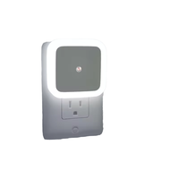 Mini veilleuse LED ABS applique murale crépuscule aube capteur enfichable 110V 220V pour la maison EU/US chambres couloirs couloirs salon