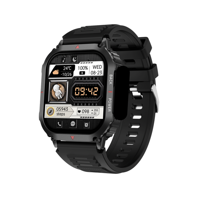 2023 Smart Watch DK66 1.95 Inch BT Call Heart Rate Monitoring NFC Wireless Charging Waterproof Watch for Women Men Smart Watch