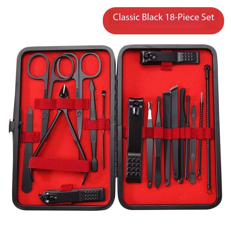 Black and Red 18-piece Set