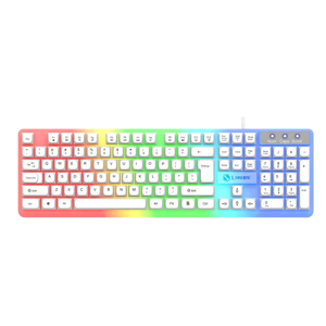 Clavier de jeu universel lumineux USB filaire populaire avec rétroéclairage coloré pour ordinateur - Product Image 5