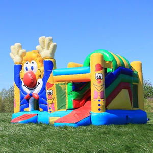 Château gonflable commercial géant en PVC de haute qualité avec toboggan, garantie de 3 ans, capacité de 300 à 500 kg - Product Image 3