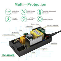 Adaptateurs d'alimentation homologués UL 25,2 V 2,5 A, chargeur de batterie au lithium 25,2 V, chargeur adaptateur AC/DC 63 W pour pack Li-ion 6S 22,2 V, trottinette électrique
