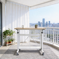 Klappbarer Aluminium-Legierungstisch Moderner Lift-Tisch Tragbarer Multifunktionaler Outdoor-Ess- & Wohnzimmertisch Verkaufsstand & Büroschreibtisch