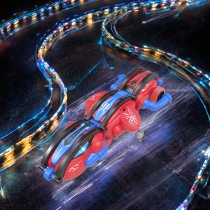 KK New High Quality 2.4G LED Light Racing RC Car 360 Degree Rolling <strong>Snake</strong> Tumbling Stunt <strong>Remote</strong> <strong>Controller</strong> USB Cable Hobby for - Product Image 5