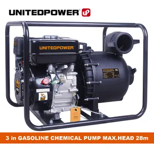 Unitedpower Chemische Stof 2Inch 3Inch 4Inch Benzinemotor Waterpomp Benzine Afvalpomp Voor Landbouw Boerderij