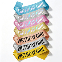 En gros Écharpe d'anniversaire scintillante pour femme, pour fête d'anniversaire, décoration de photomaton et accessoires de fête