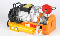 Mini palan électrique à câble de la série PA avec arrêt de fin de course et frein automatique pour travaux de levage en construction résidentielle et entrepôt