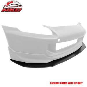Compatible con Honda S2000 AP2 2004-2009, Labio de Parachoques Delantero Sin Pintar, Negro - Product Image 3