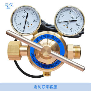 Régulateur de pression de CO2 à deux étages YQTG-286 fourni par l'usine, chauffage électrique au dioxyde de carbone, collecteur de tuyauterie, réduit la pression - Product Image 4