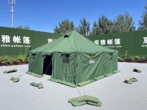 Nueva Carpa de Camping de Lujo Grande para Exteriores, para las Cuatro Estaciones, Cómoda, para 20 Personas, con un Dormitorio, Lona Verde Militar, Impermeable, CE/ISO - Product Image 3