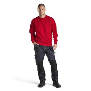 BLAKLADER - 334011585600XL <b>Sweatshirt</b> Red - EAN 7330509236963 <b>WORK</b> HOODIES - Product Image 3