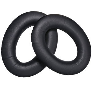 Almuadillas Audifonos Coussinets d'oreille en cuir de remplacement pour casque QC35/QC25/QC15 Coussinets d'oreille de communication filaire Coussins Couverture Réparation - Product Image 2