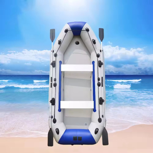 Embarcación Inflable de PVC para 3 Personas, Bote de Pesca, Kayak, Canoa, Yate, Bote Plegable Portátil con Bomba de Aire 01 Fishing - Product Image 1